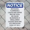 Signmission Methanol Flammable Liquid And OSHA Notice Sign, Plastic, 7in W x 10in L, 2PK OS-2PACK-NS-P-710-V-14205 - alternate 5